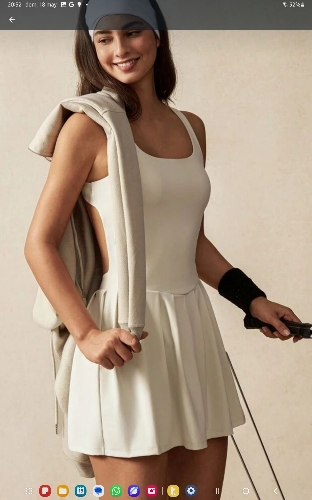 Vestido ivory shein