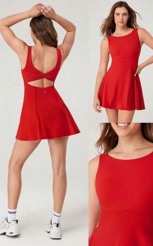 Vestido rojo shein